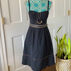 Nanette Lepore Pinup Vintage Corset Style Dress